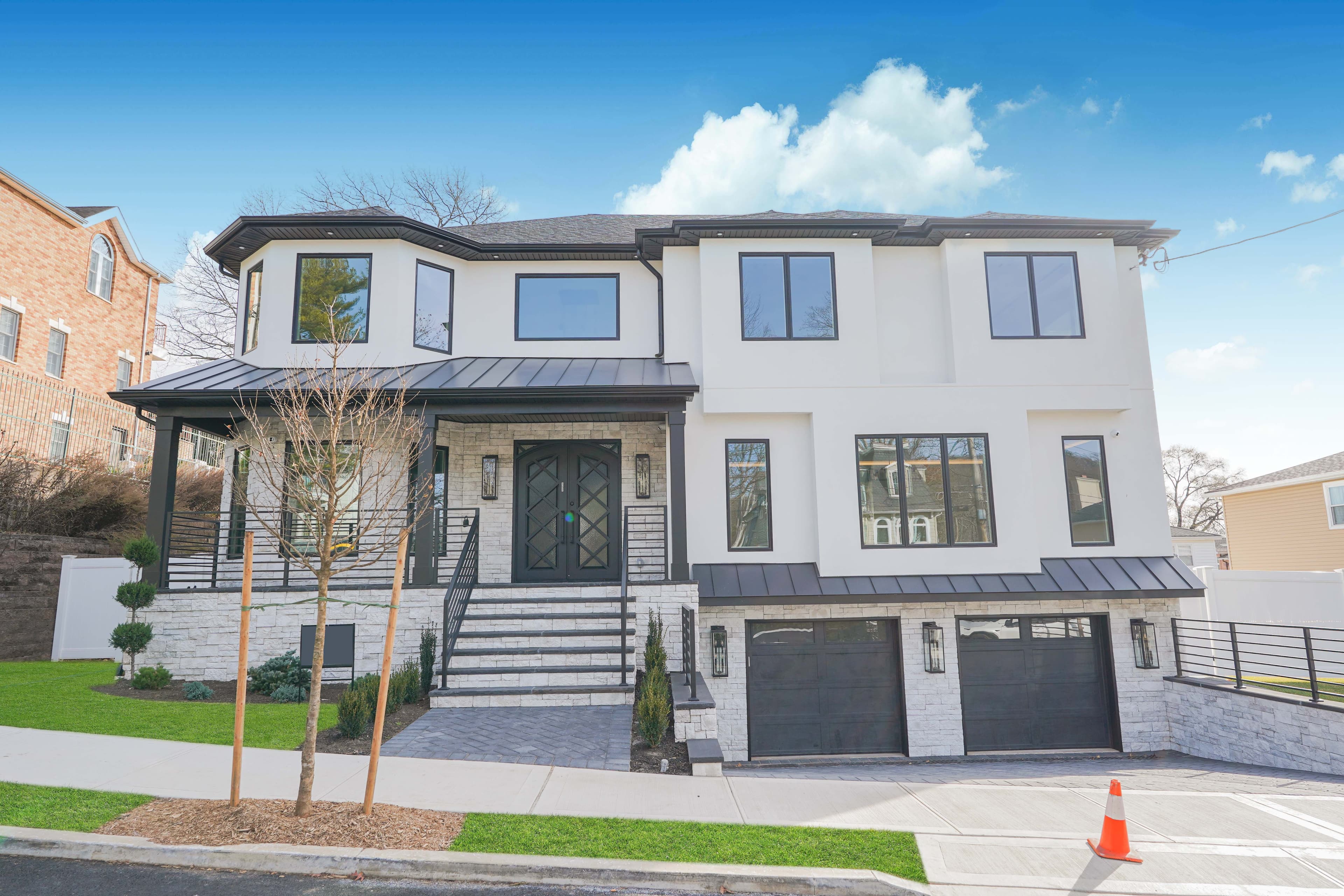 Renovated home exterior by Redline Construction